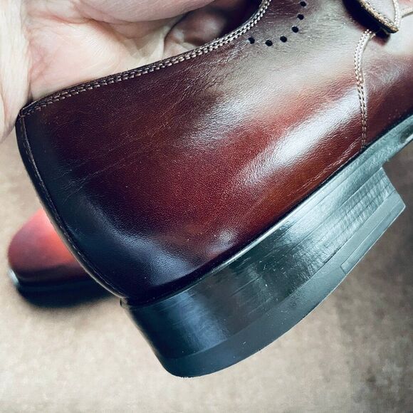 New! Magnanni Veleta Monk Strap Loafer Tobaco Brown Size 12M 19736 DD502 45 EUR main image 11